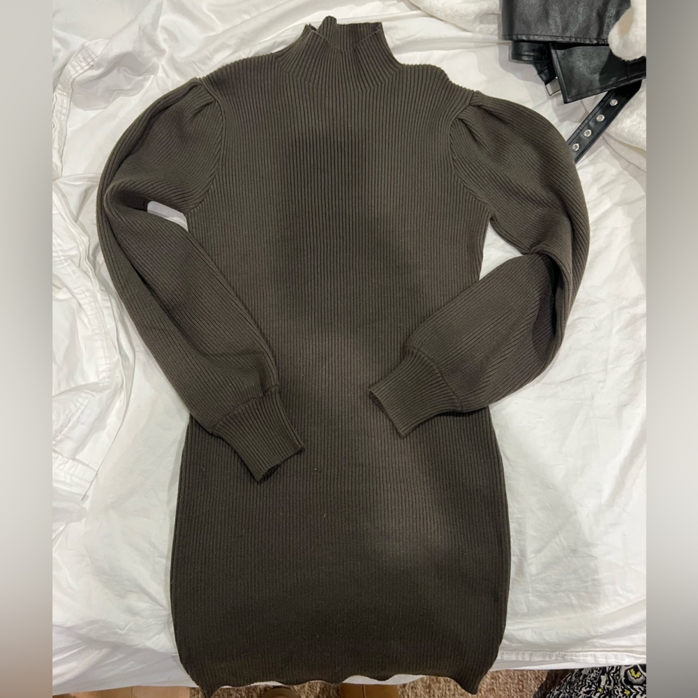 New Green Sweater Dress